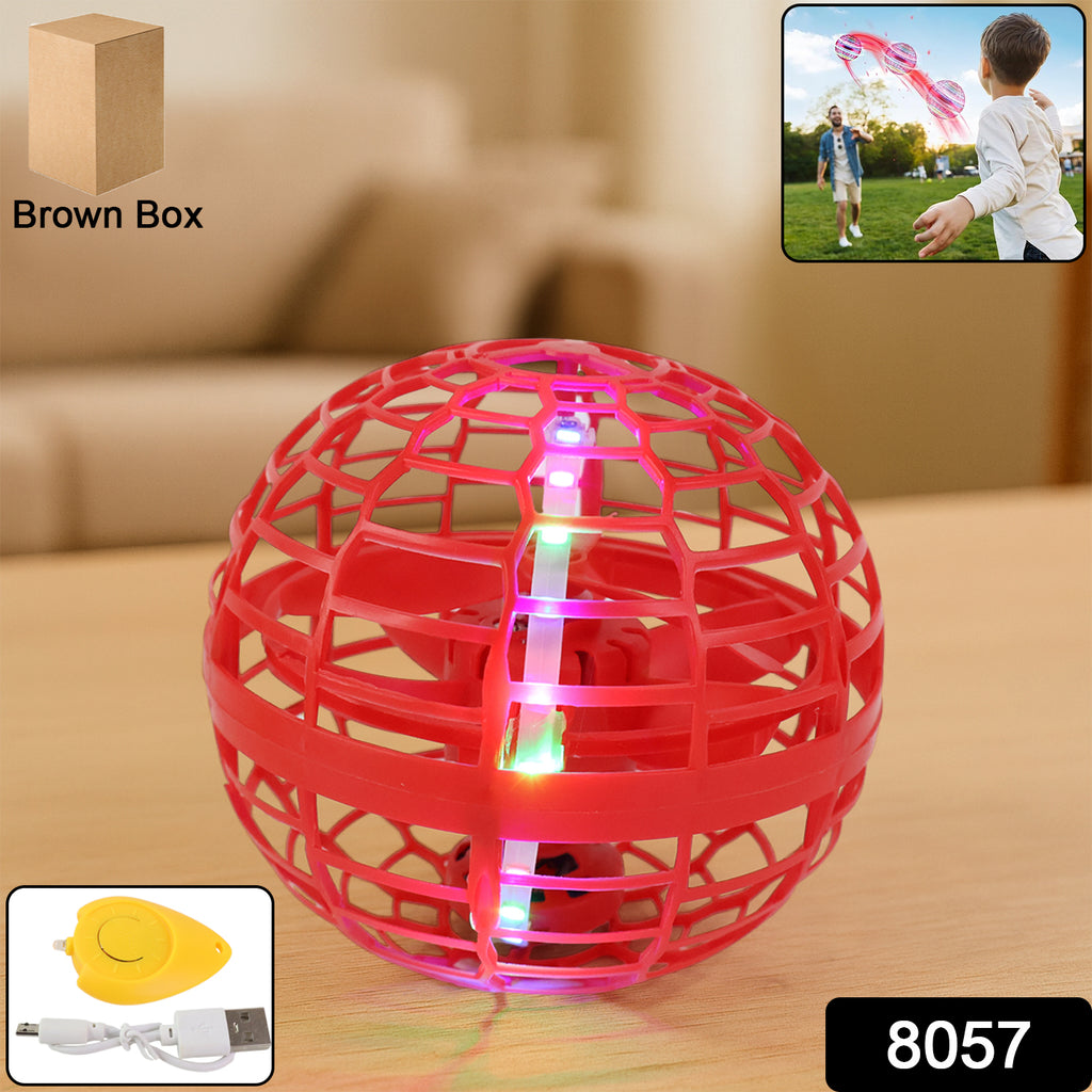 8057 Flying Ball Toys Usb Rechargeable Built-in Rgb Lights 360rotating Magic Controller Flying Orb Ball Boomerang Mini Pro Spinner Blastoise Toys