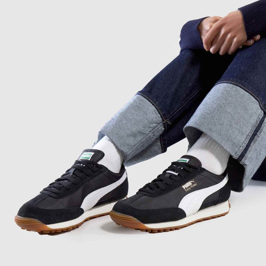 PUMA EASY RIDER BLACK WHITE 
